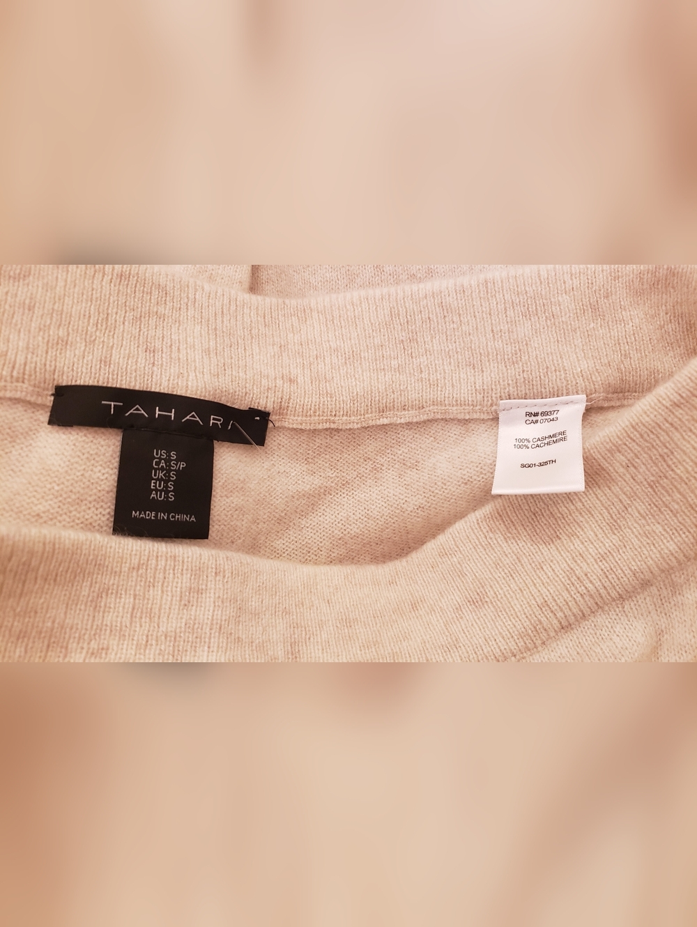 NWT Tahari 100% Cashmere Wide-Leg Knit Pants - Picture 4 of 7